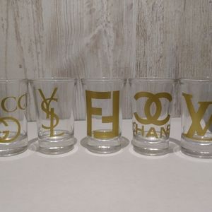 Lable inspired shotglass set